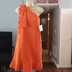 Orange Mini Dress